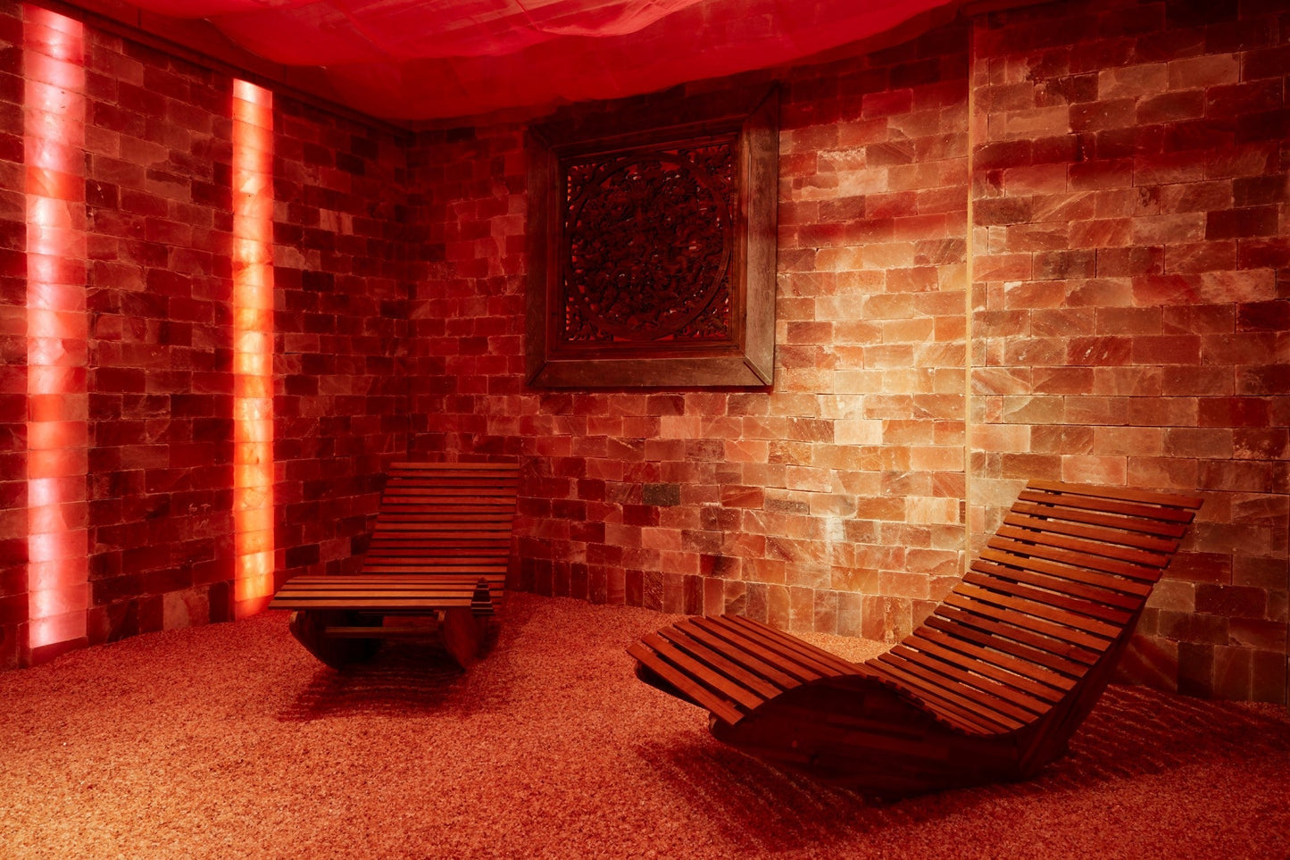Himalayan Salt Room 4' x  4' Surface Area - 16 Sq feet - 8"x8"x2"