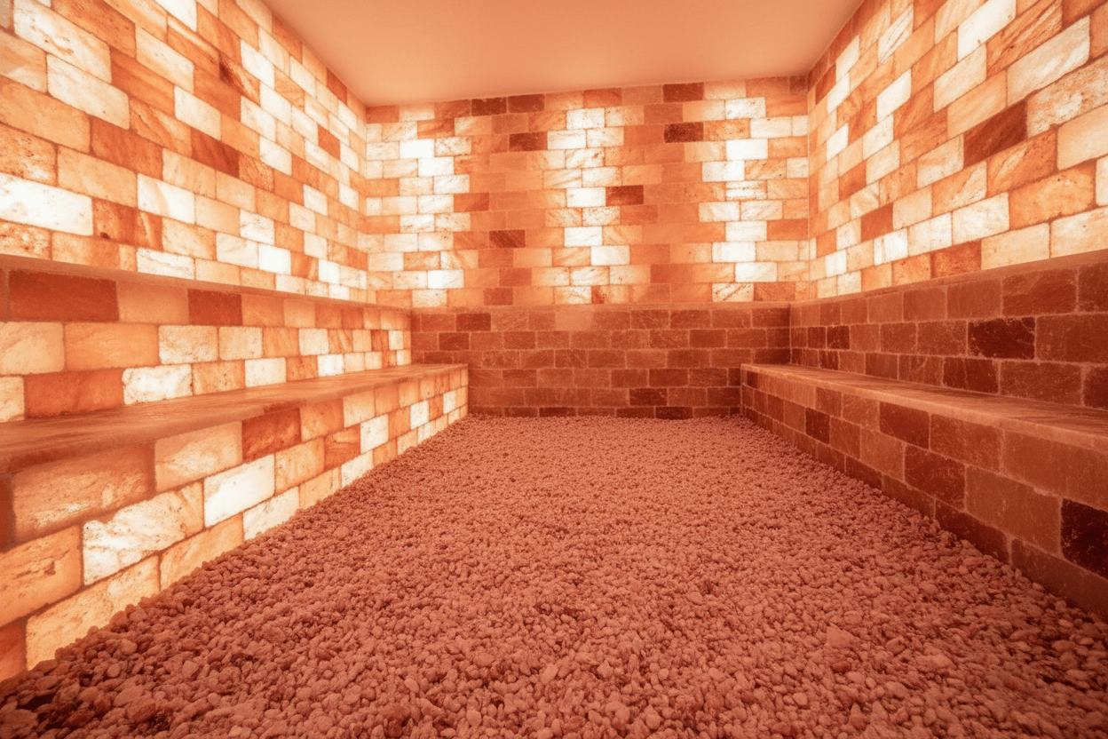 Himalayan Salt Room 8' x 8' Surface Area - 64 Sq feet