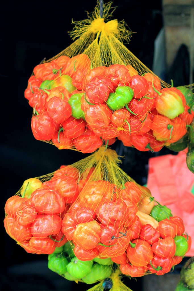 40 Orange SCOTCH BONNET PEPPER very hot Jamaican Capsicum Chinense Vegetable Seeds