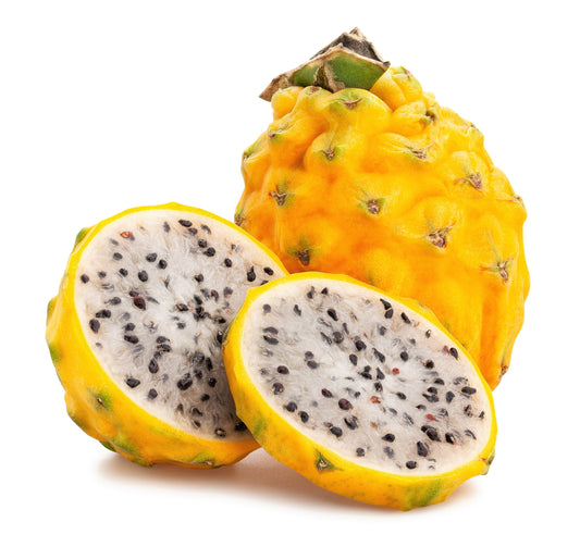 20 YELLOW DRAGON FRUIT ( Pitaya / Pitahaya / Strawberry Pear ) Hylocereus Megalanthus Cactus White Flower Seeds
