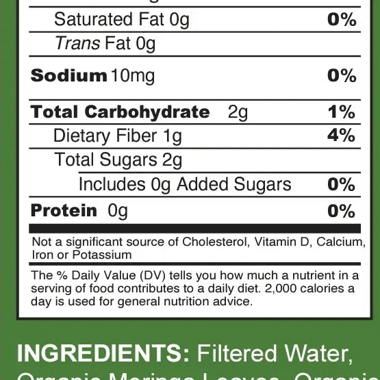 Organic Moringa Liquid Extract