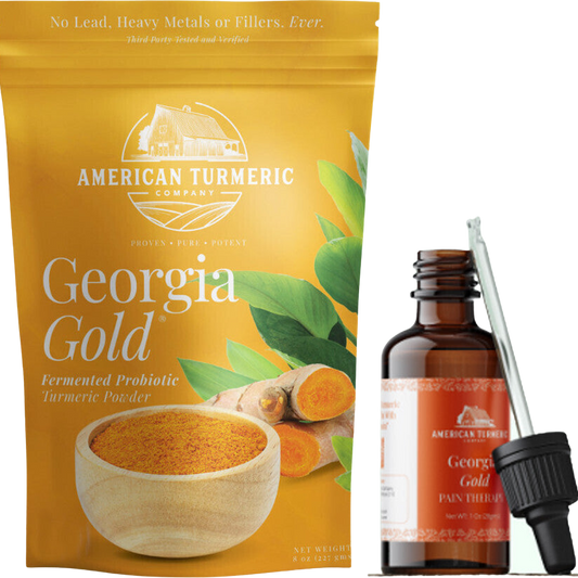 Georgia Gold Fermented Turmeric Powder and Fermented Turmeric Oil