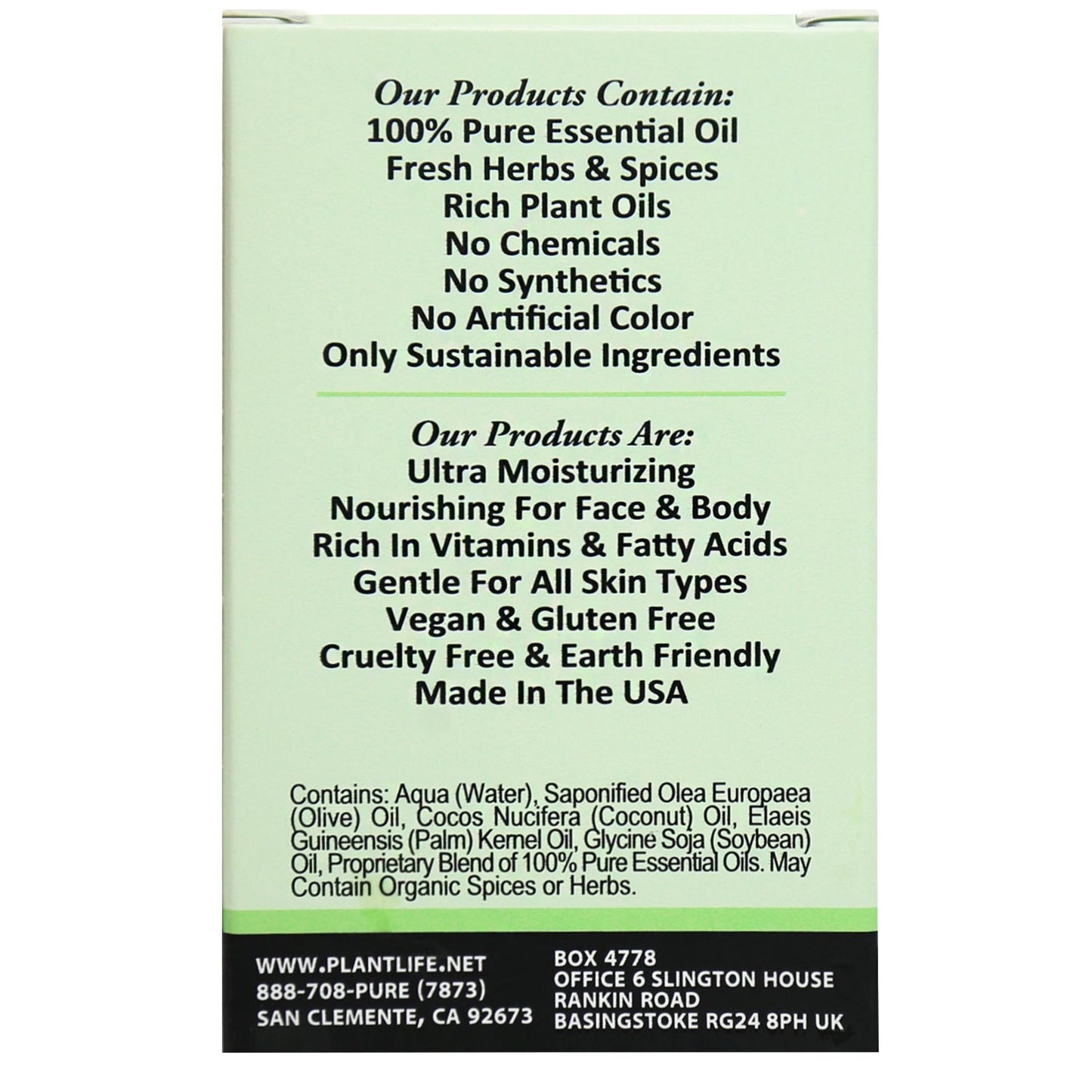 Peppermint Travel Size  Bar Soap