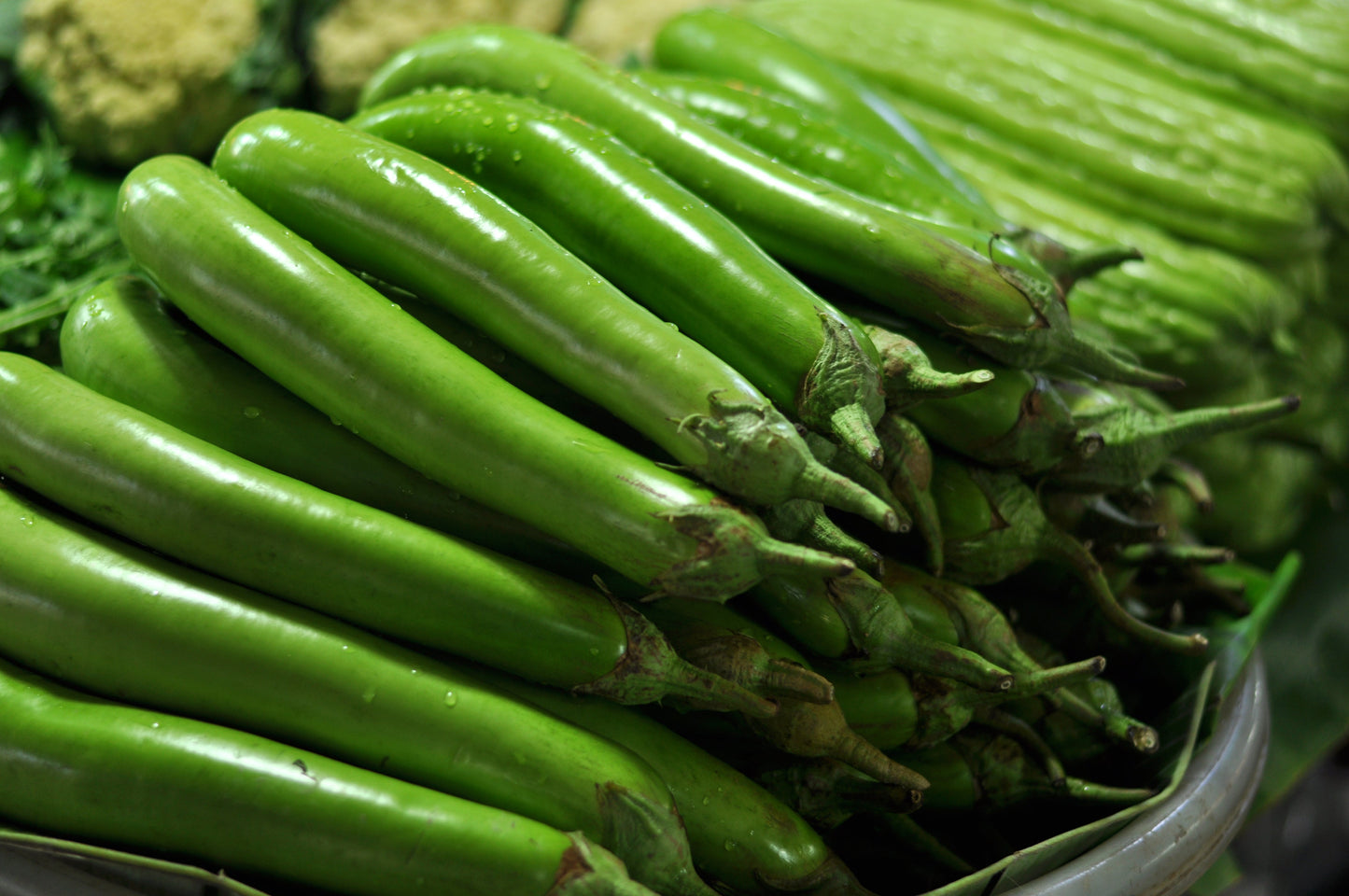 25 Louisiana LONG GREEN EGGPLANT Solanum Melongena Fruit Vegetable Seeds