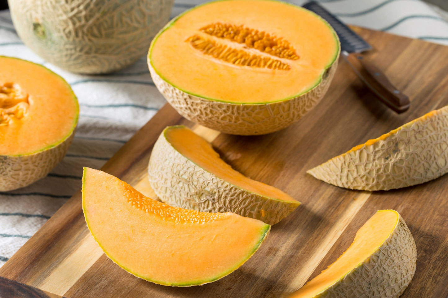 100 Minnesota MIDGET CANTALOUPE MELON Cucumis Melo Reticulatus Fruit Seeds