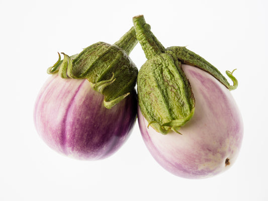 50 Organic Italian EGGPLANT ROSA BIANCA Solanum Melongena Esculentum Vegetable Seeds