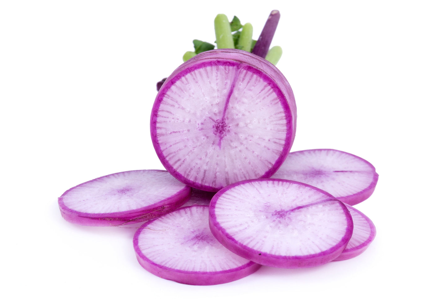 300 PURPLE PLUM RADISH Raphanus Sativus White Flesh Root Vegetable Seeds