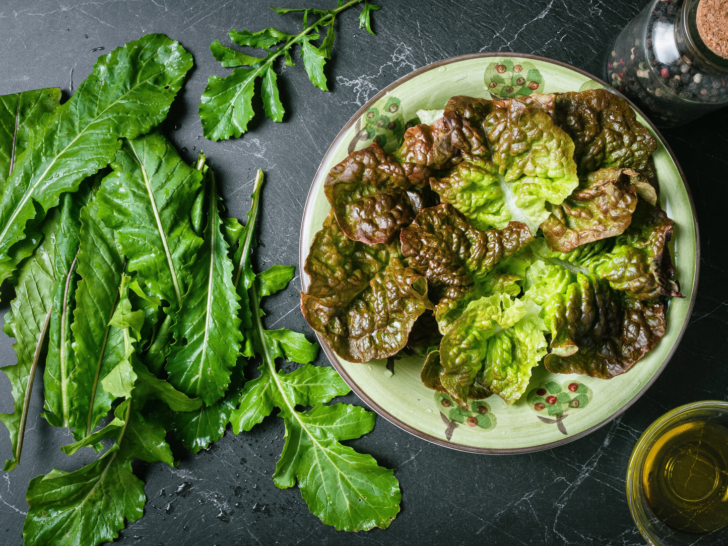 3000 BRONZE MIGNONETTE LETTUCE Butterhead Lactuca Sativa Vegetable Seeds