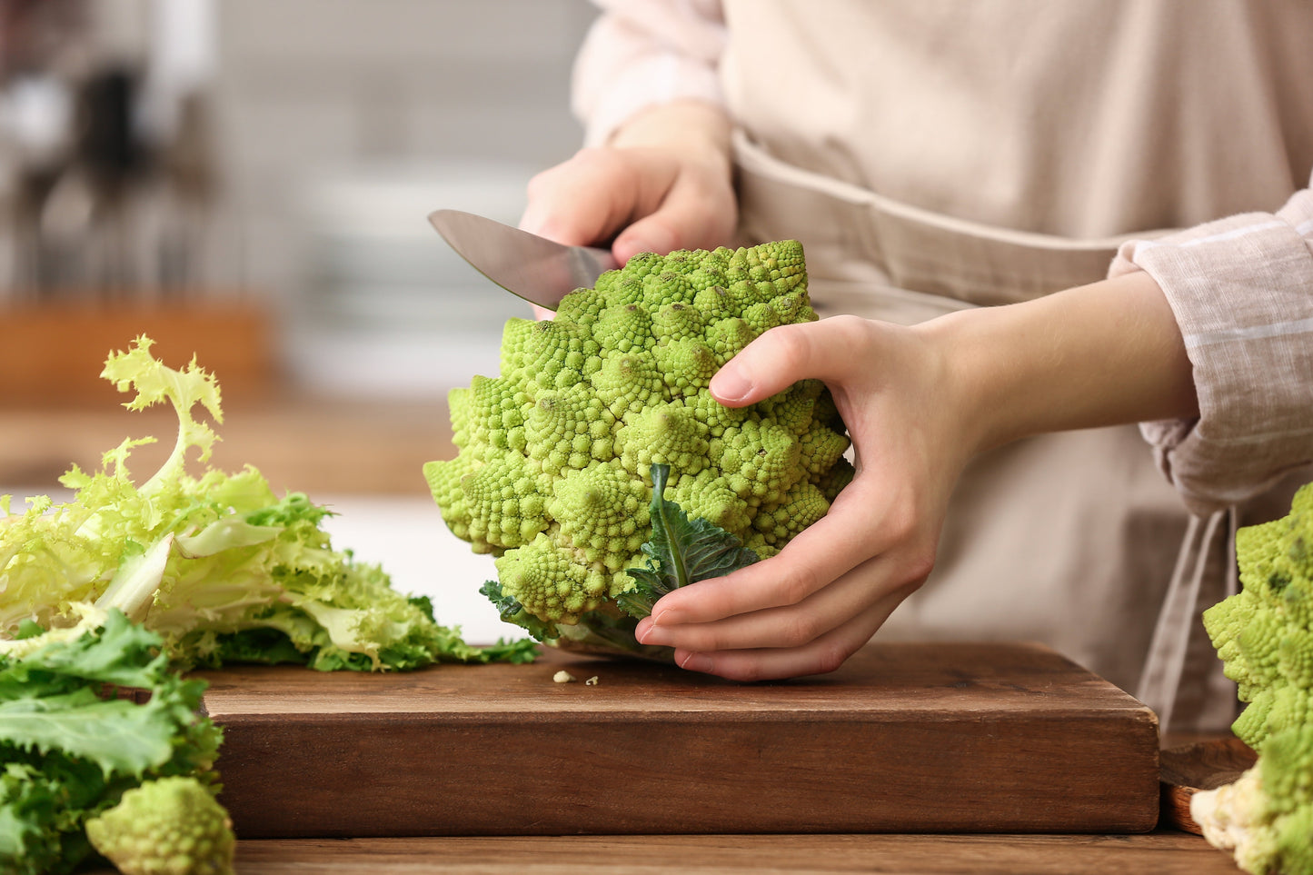 500 ROMANESCO BROCCOLI Broccoflower Roman Cauliflower Pyramid Broccolo Brassica Oleracea Vegetable Seeds