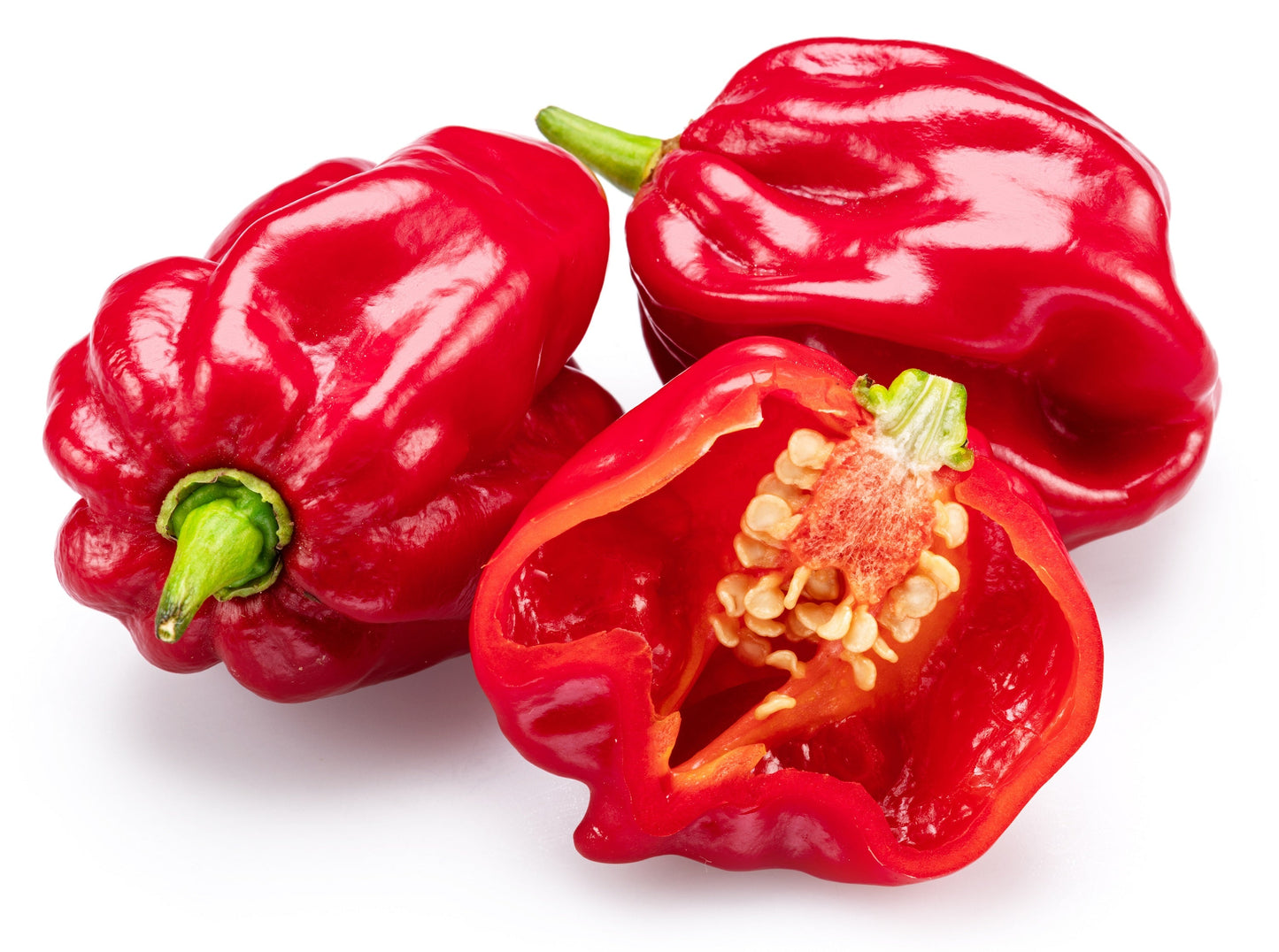 50 Hot RED HABANERO PEPPER Capsicum Chinense Vegetable Seeds