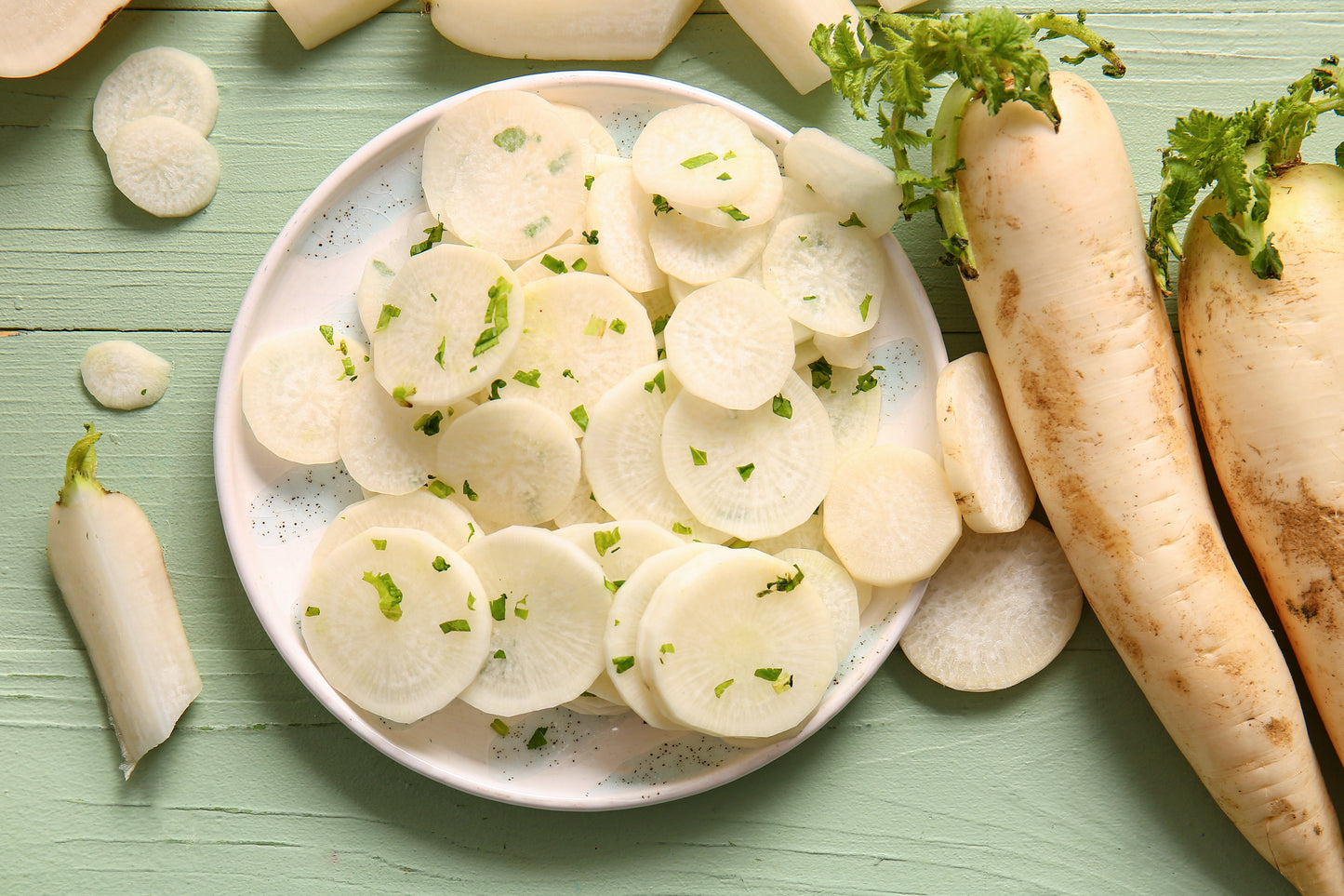 500 JAPANESE MINOWASE RADISH Huge Daikon White Raphanus Sativus Vegetable Seeds