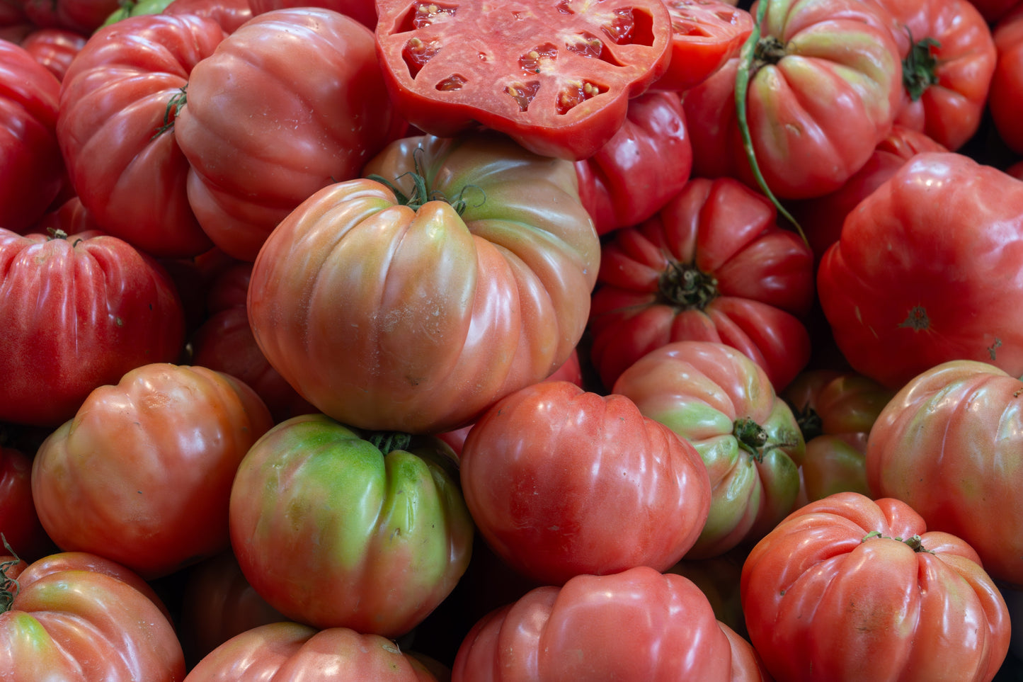 50 Giant BELGIAN PINK TOMATO Huge Pink Skin Lycopersicon Fruit Vegetable Seeds