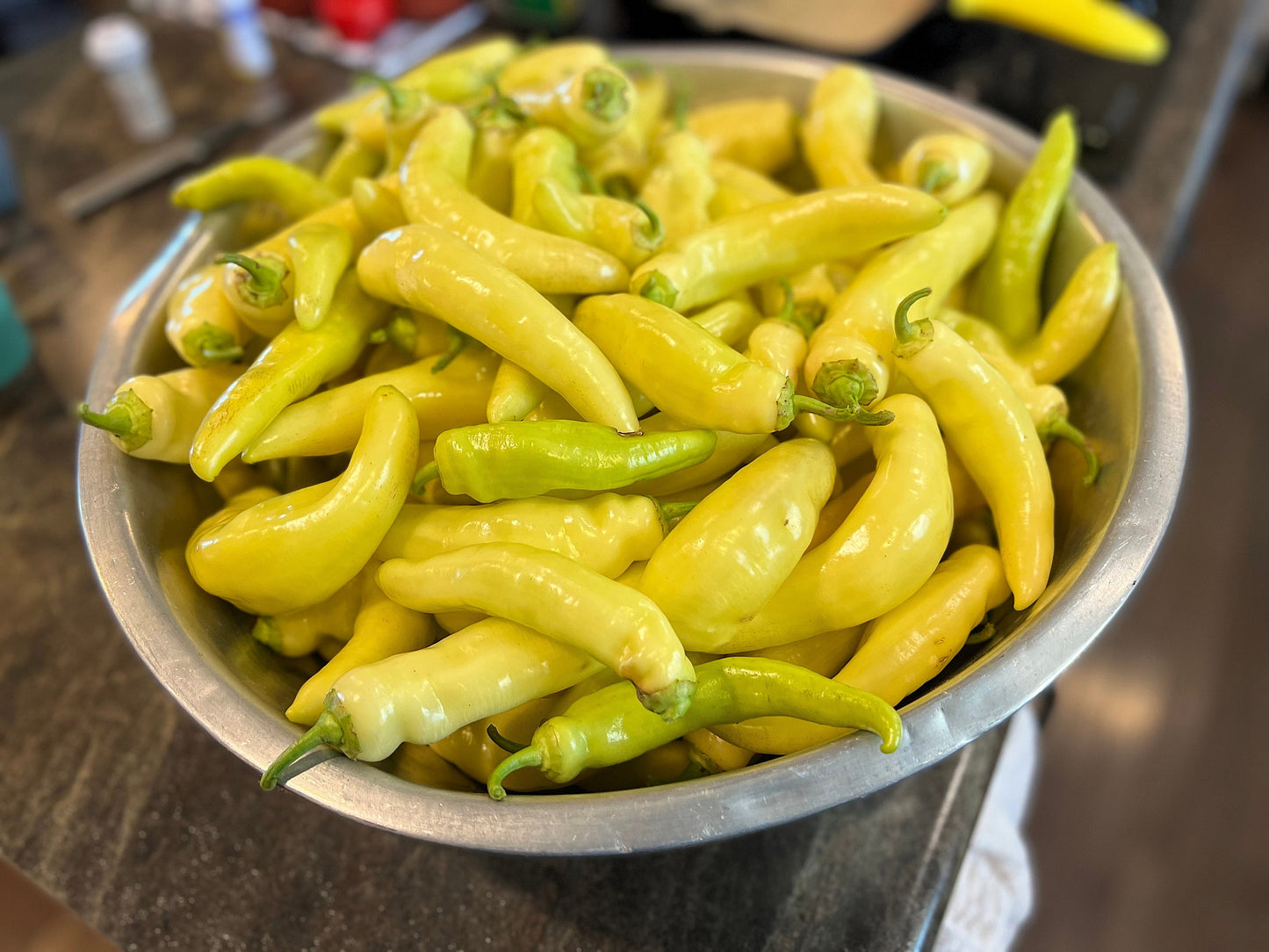 200 HEIRLOOM BANANA Pepper Sweet Yellow Hungarian Capsicum Annuum Vegetable Seed