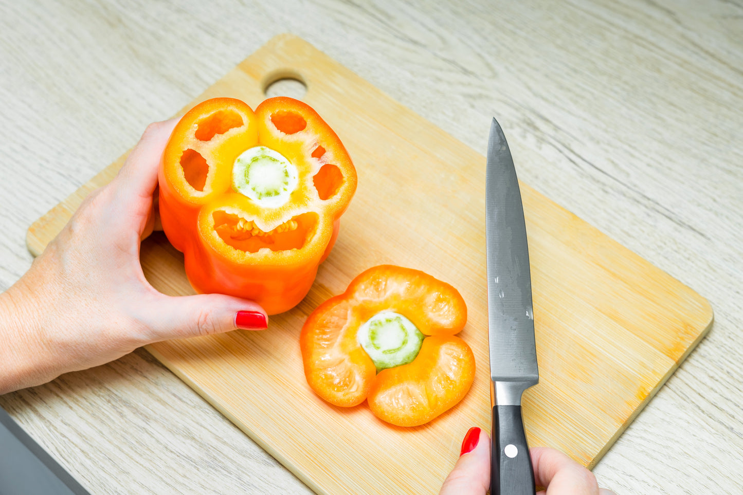 100 ORANGE King BELL PEPPER Sweet Capsicum Annuum Vegetable Seeds