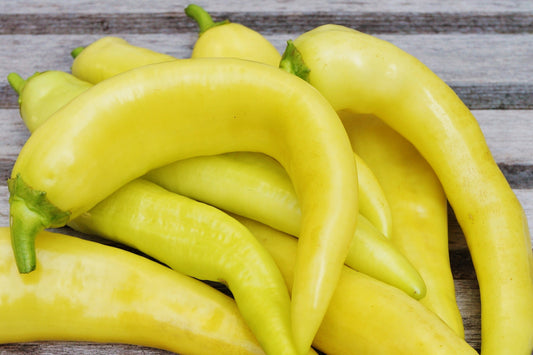 200 HEIRLOOM BANANA Pepper Sweet Yellow Hungarian Capsicum Annuum Vegetable Seed