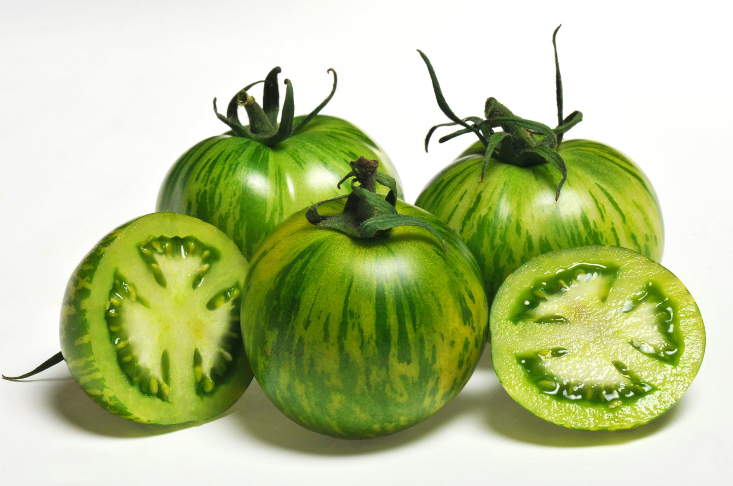 50 GREEN ZEBRA TOMATO Striped Lycopersicon Fruit Vegetable Seeds