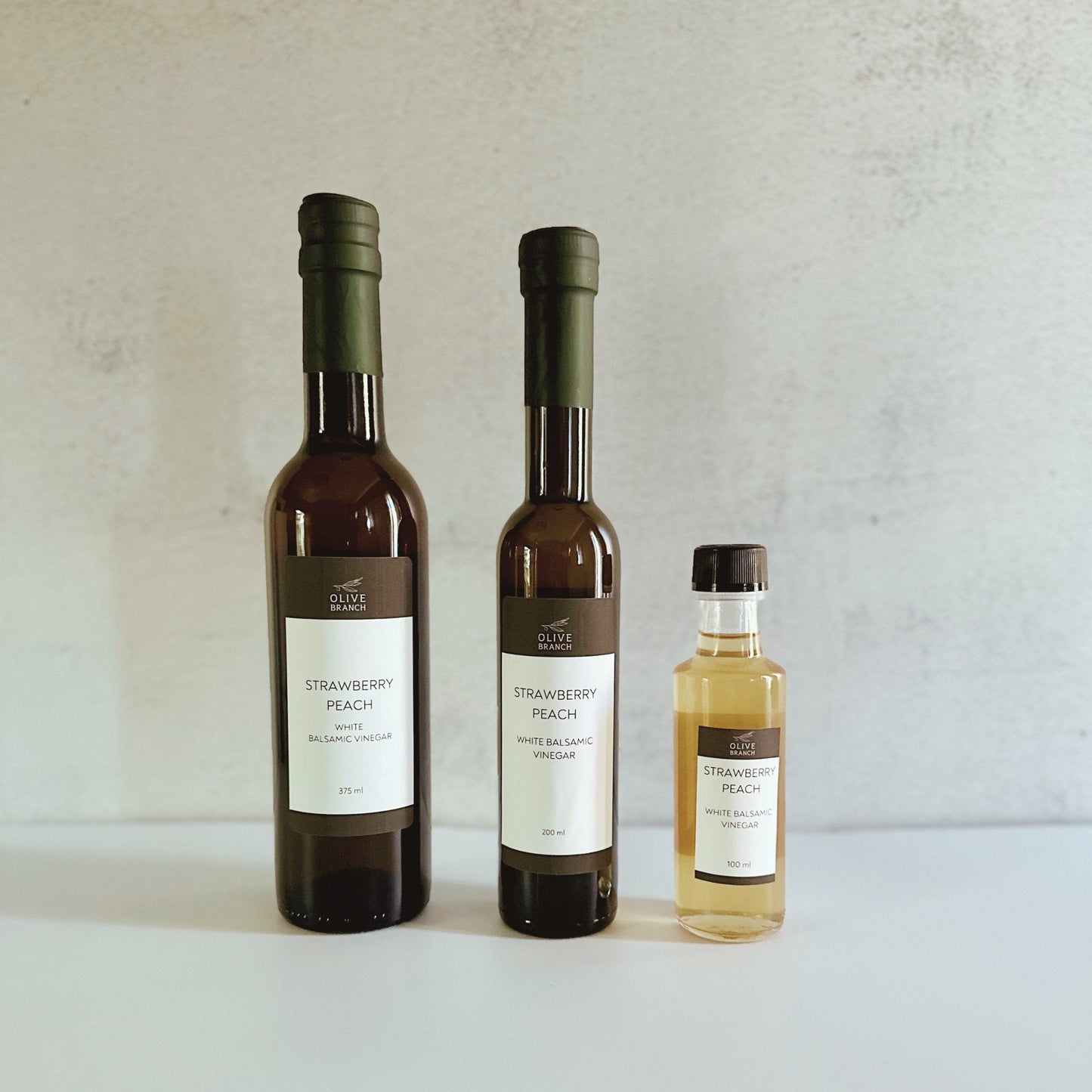 Strawberry Peach Aged White Balsamic Vinegar