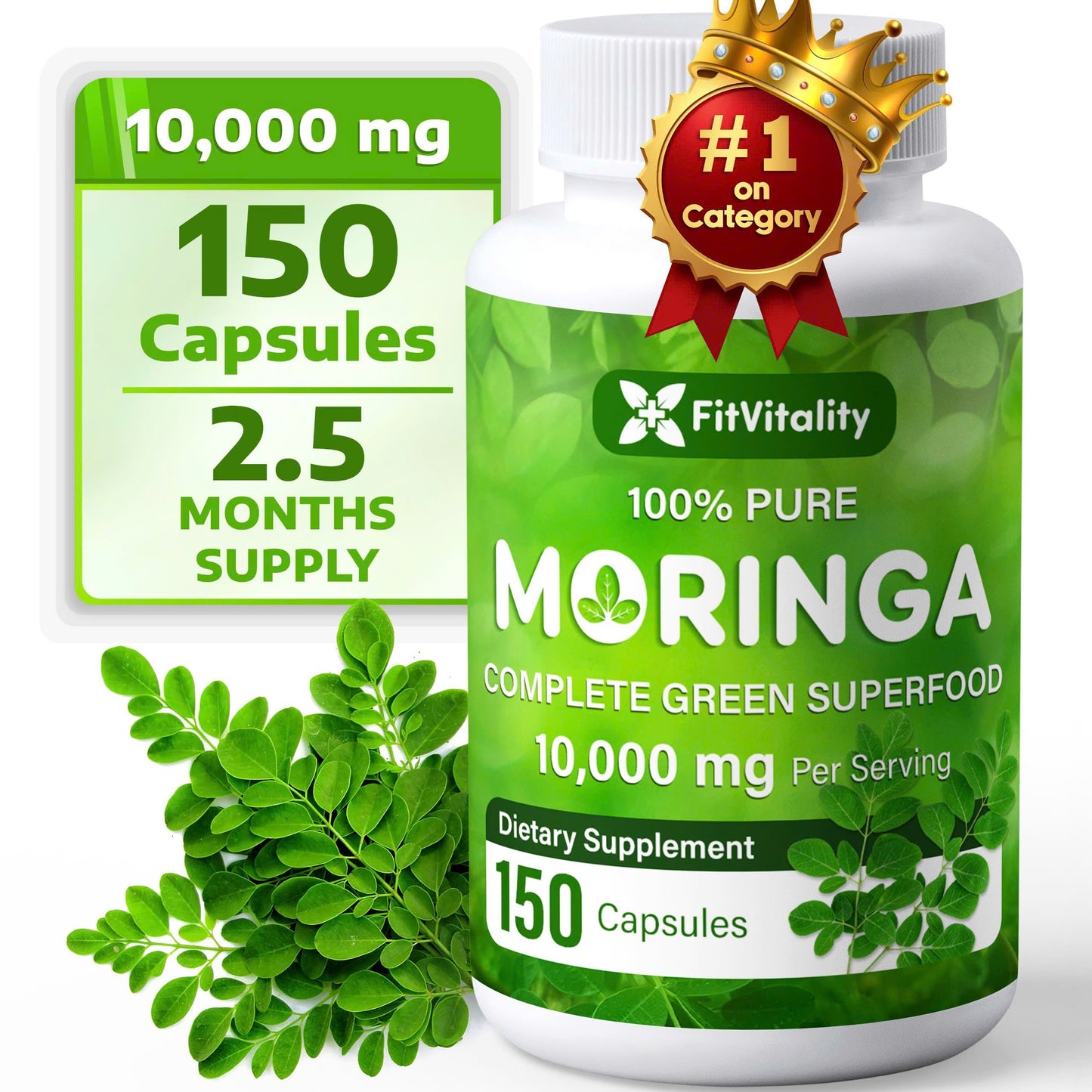 Moringa Capsules|300 Capsules